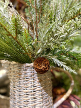 22" Frosted Pinewood Drop-In