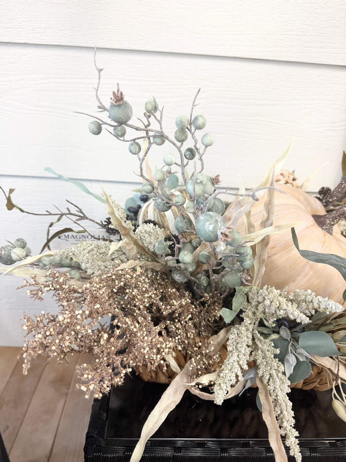 28" Golden Harvest Pumpkin Centerpiece
