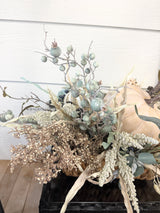 28" Golden Harvest Pumpkin Centerpiece