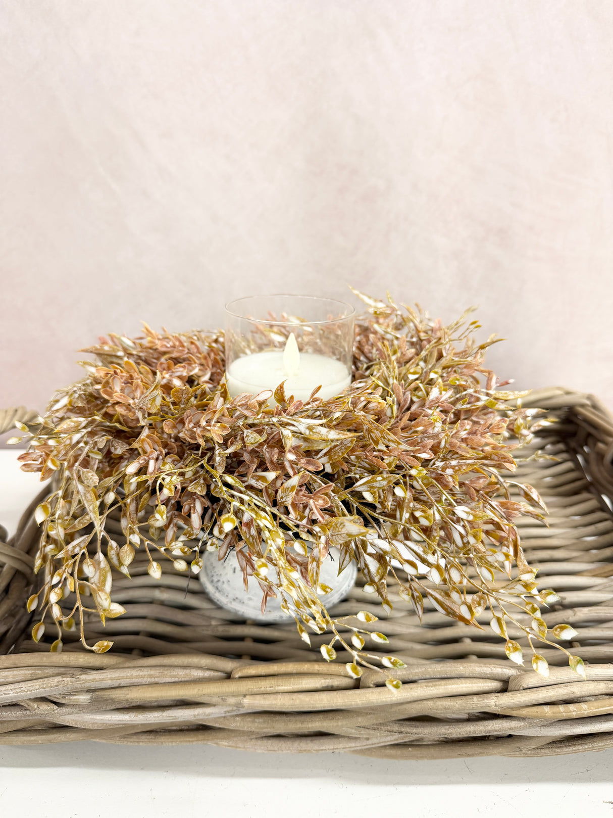 Cream Pedestal Plate