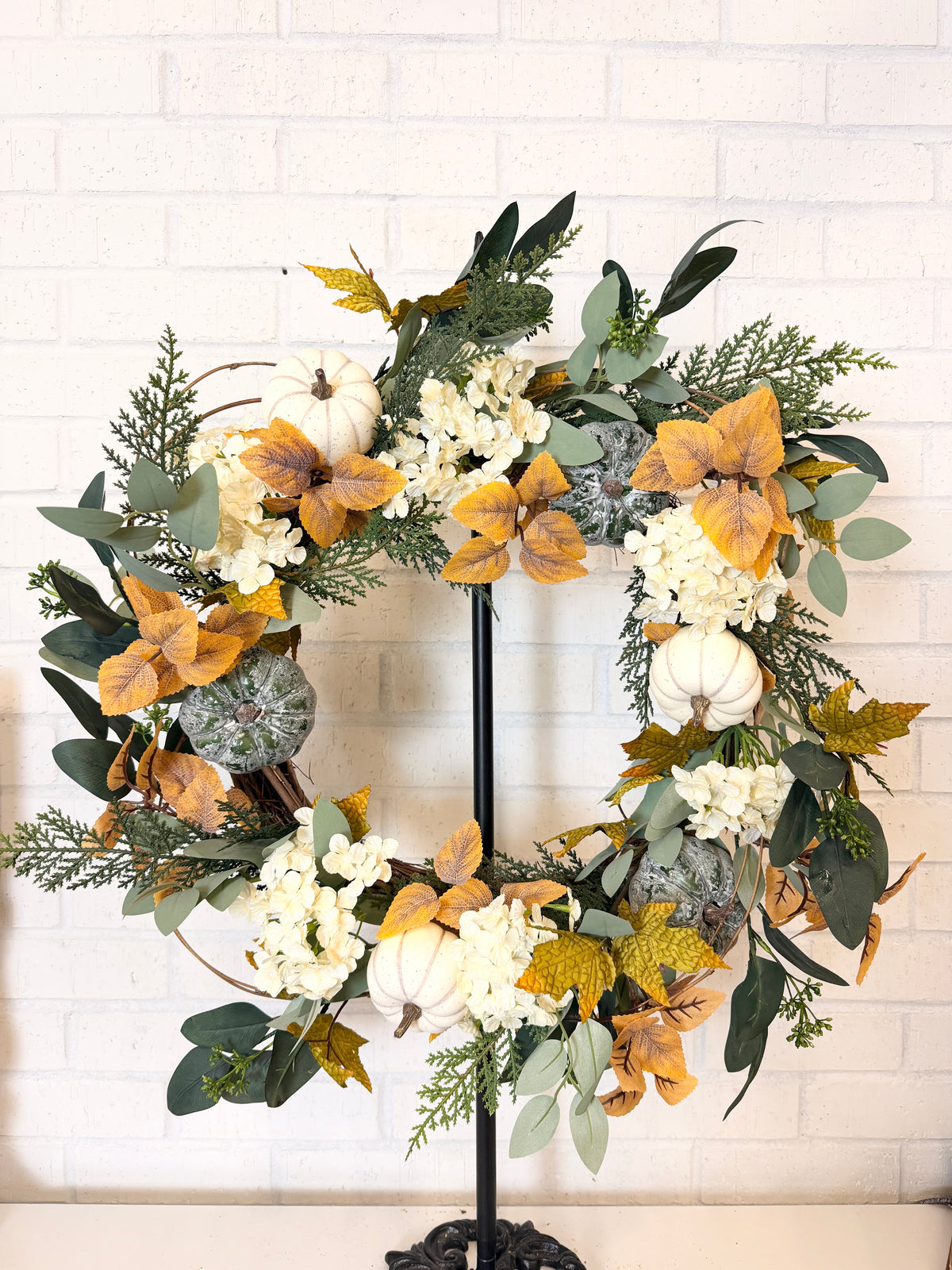 24" October Cottage Wreath