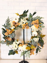 24" October Cottage Wreath