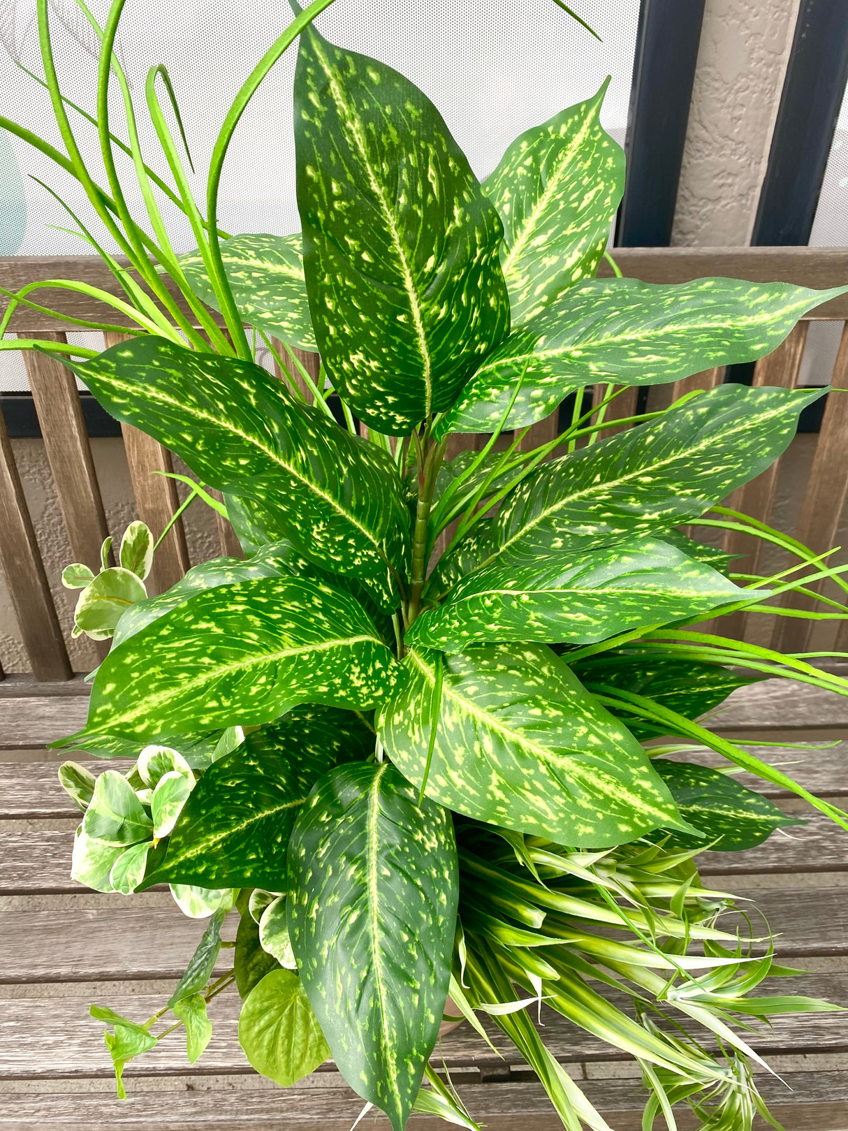 28" Restful Green Porch Pot