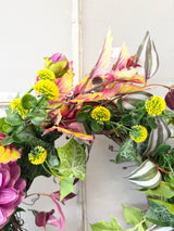 21" Dahlia Wreath