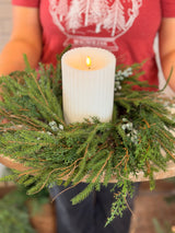 14" Juniper Cypress Wreath