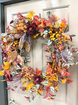 30" Royal Autumn Wreath