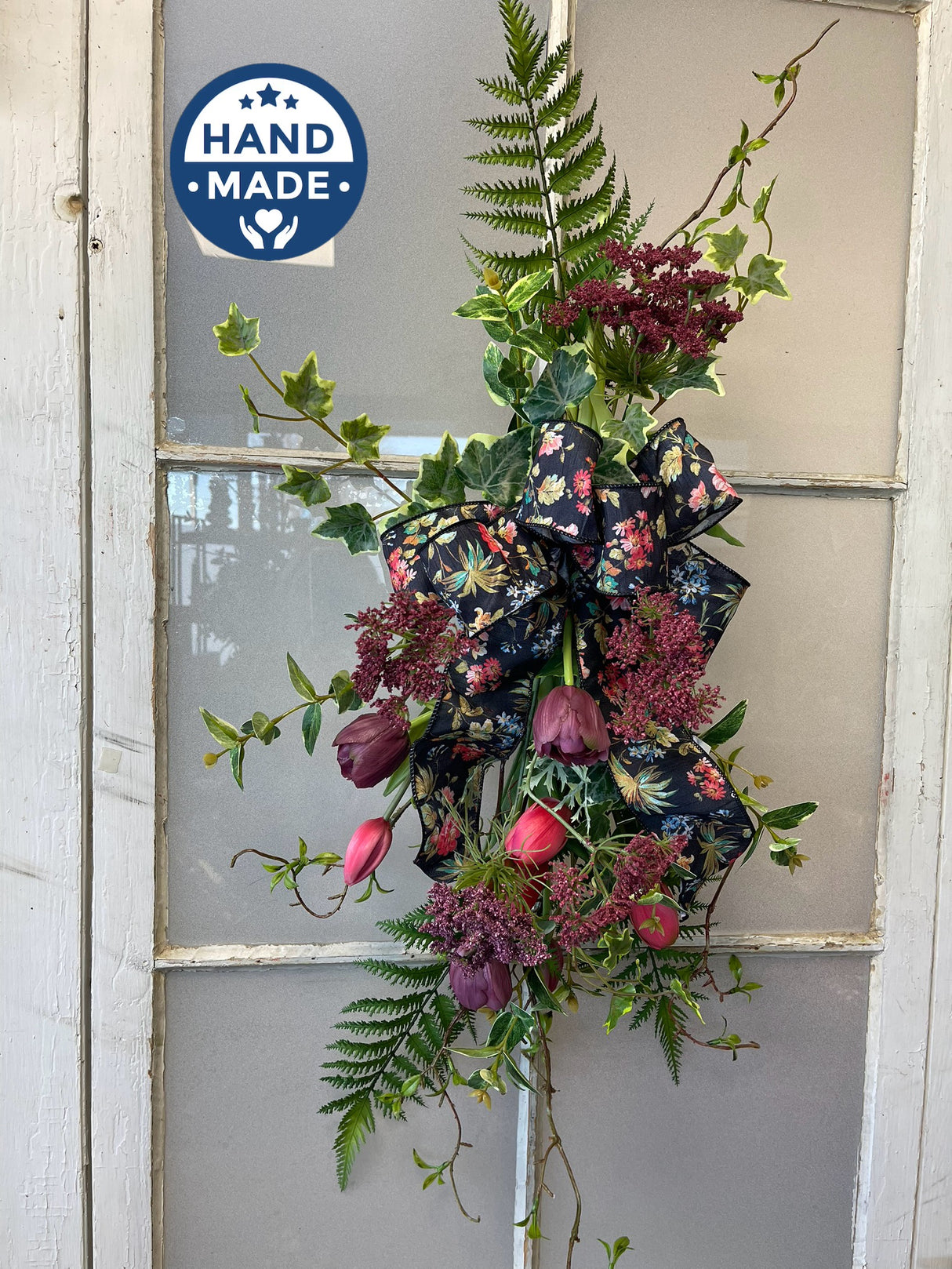 26" Tulip Time Door Swag