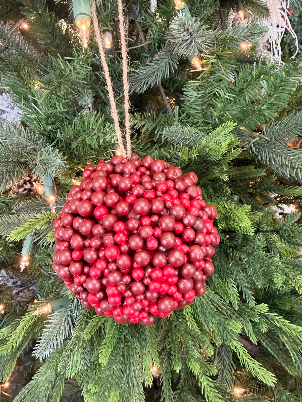 All Is Bright Berry Ball Ornament