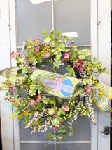 26" Happy Easter Wreath