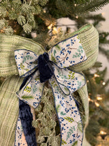 Frosted Evergreen Bow