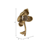 Champagne Darby Metal Flower