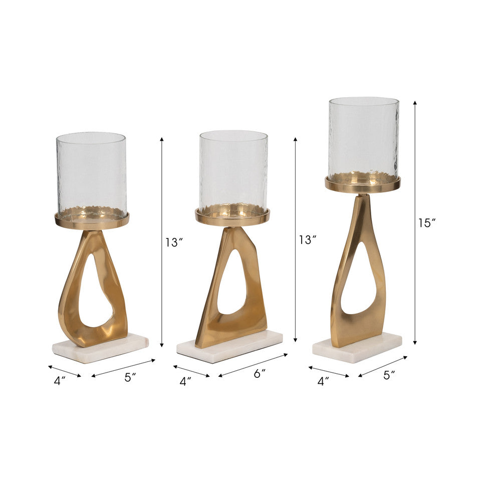 Provence Gold Candleholders -3 Sizes
