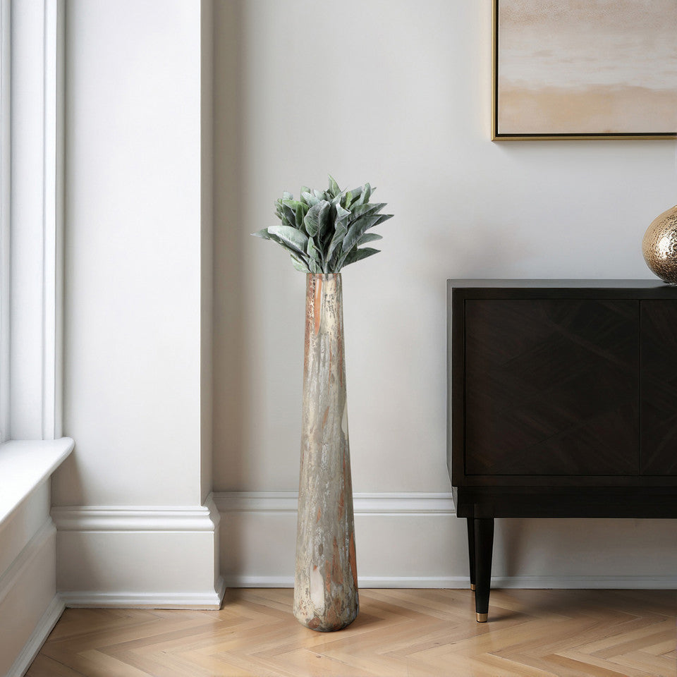 Harte Large Glass Floor Vase - Pickup Only