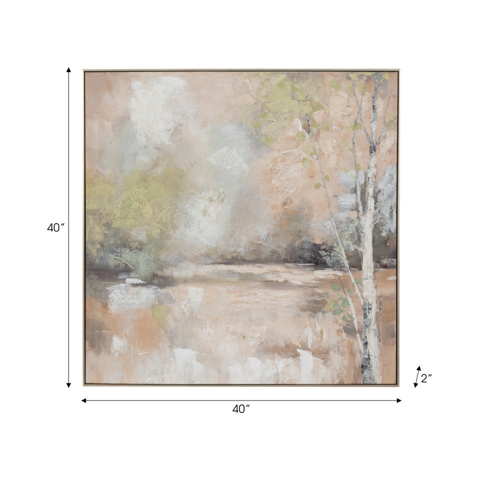 Serene Handpainted Wall Art - Pickup Only