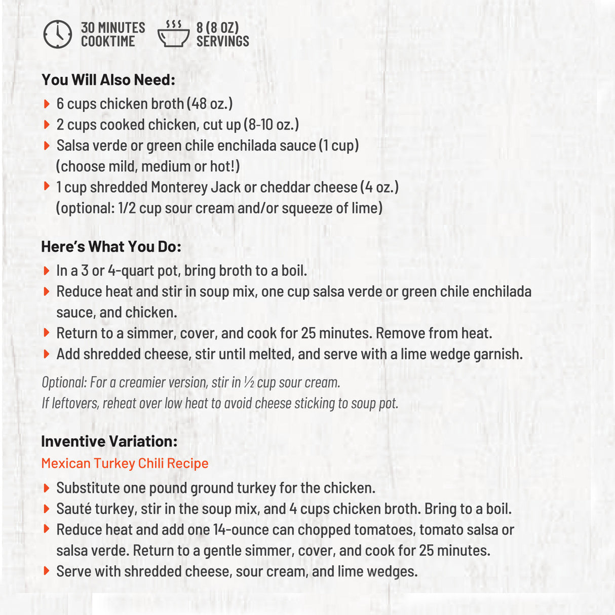 Arizona Sunset Enchilada Soup Mix