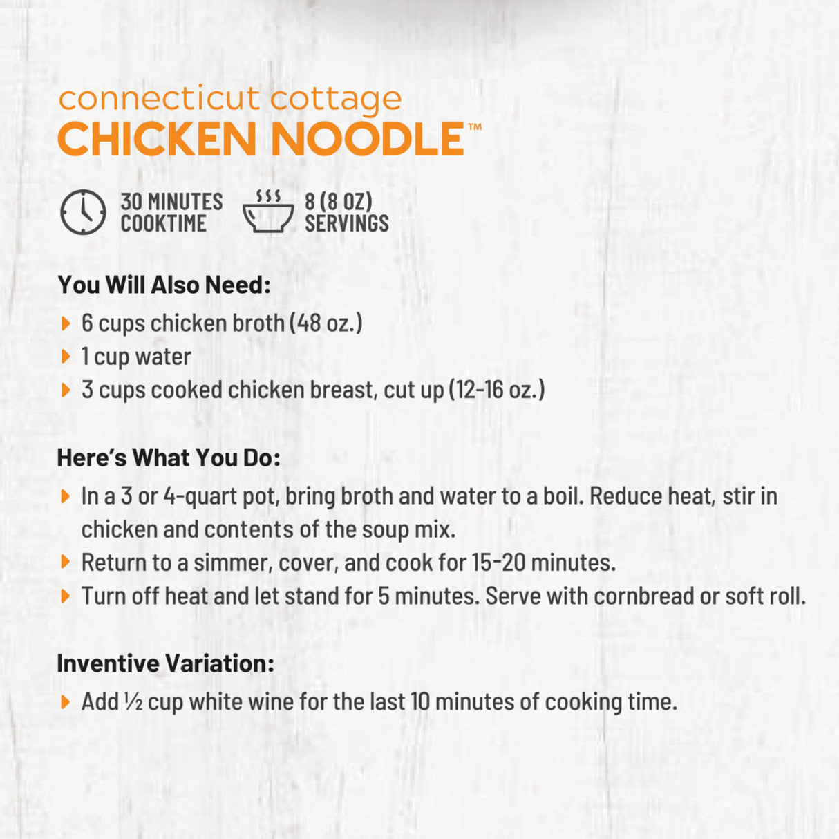 Connecticut Cottage Chicken Noodle Soup Mix