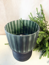 Emerald Moss Glass Vase