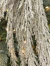 Green Glittered Amaranthus Spray