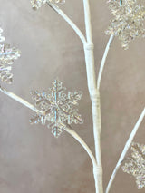 Opal Acrylic Snowflake Spray