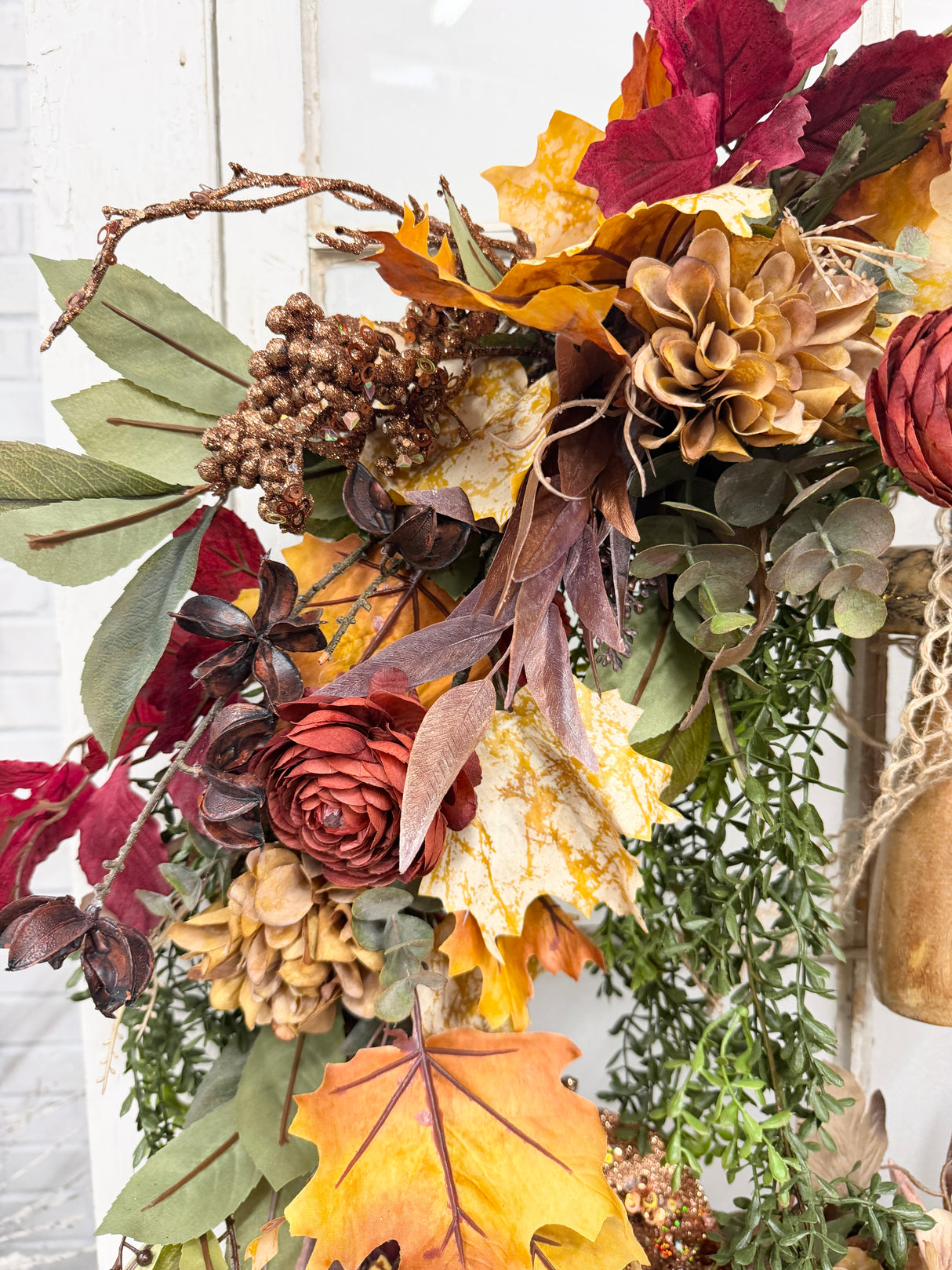 29" Autumn Ember Luxe Wreath