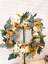 24" October Cottage Wreath