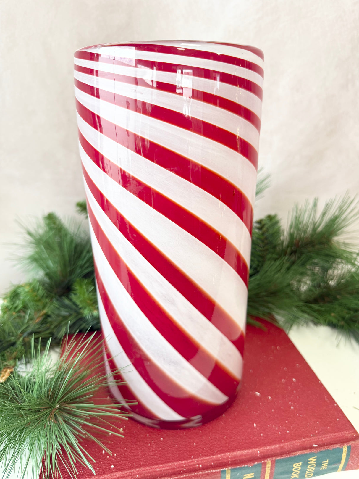 Holiday Treat Glass Vase