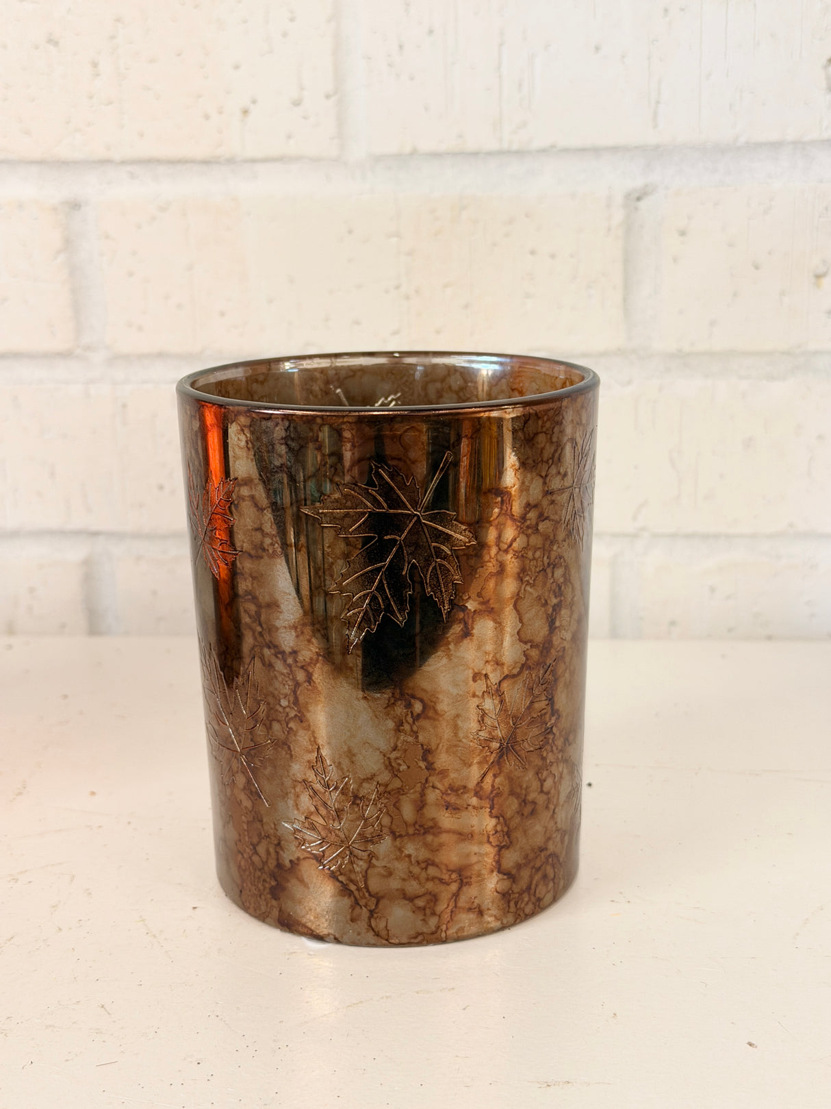 Fall Leaves Autumn Candle Holder- 2 Sizes