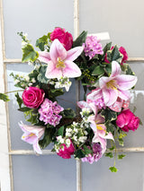 19" Lovely Lily Wreath
