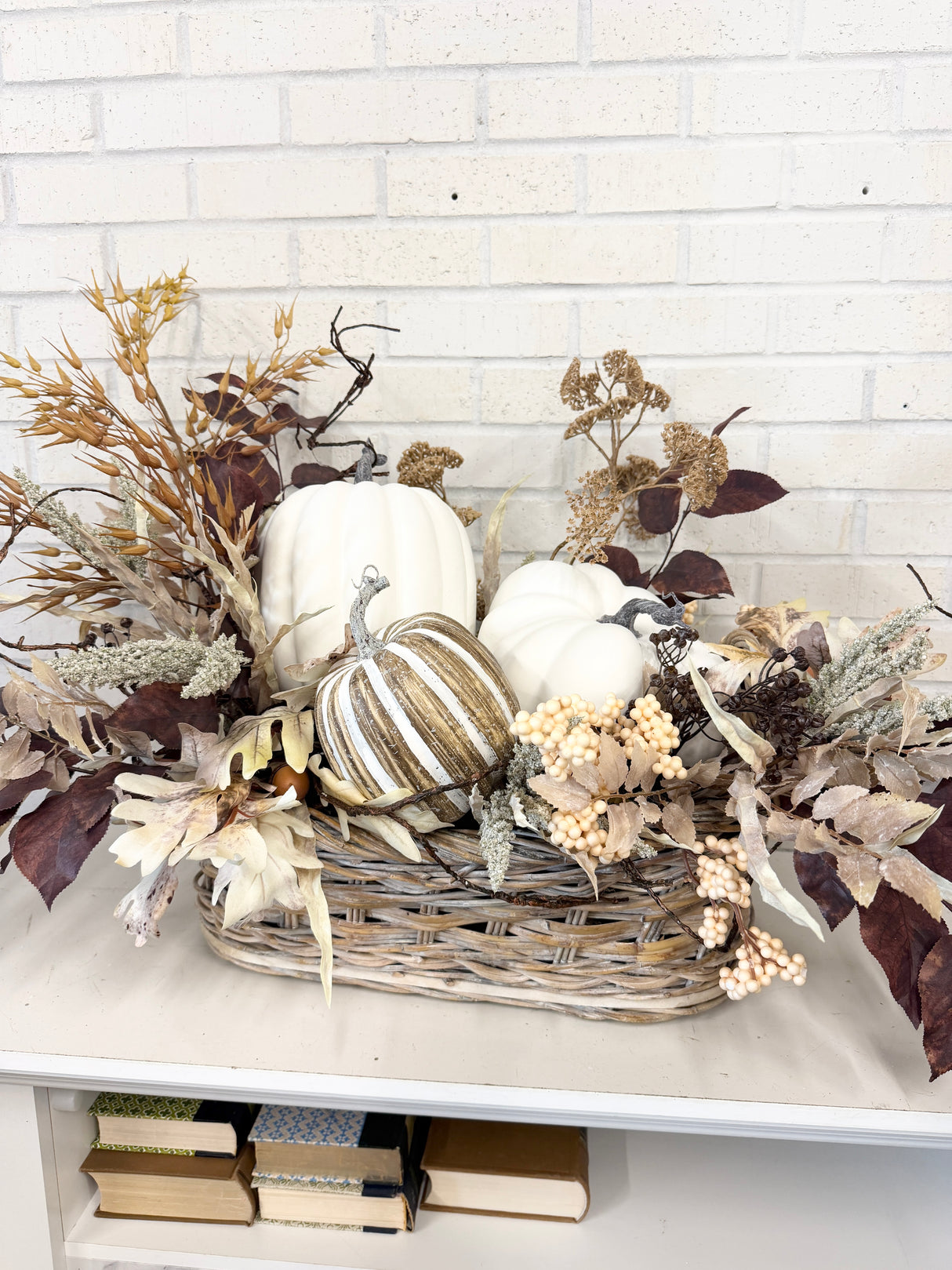 35" Pumpkins Galore Basket