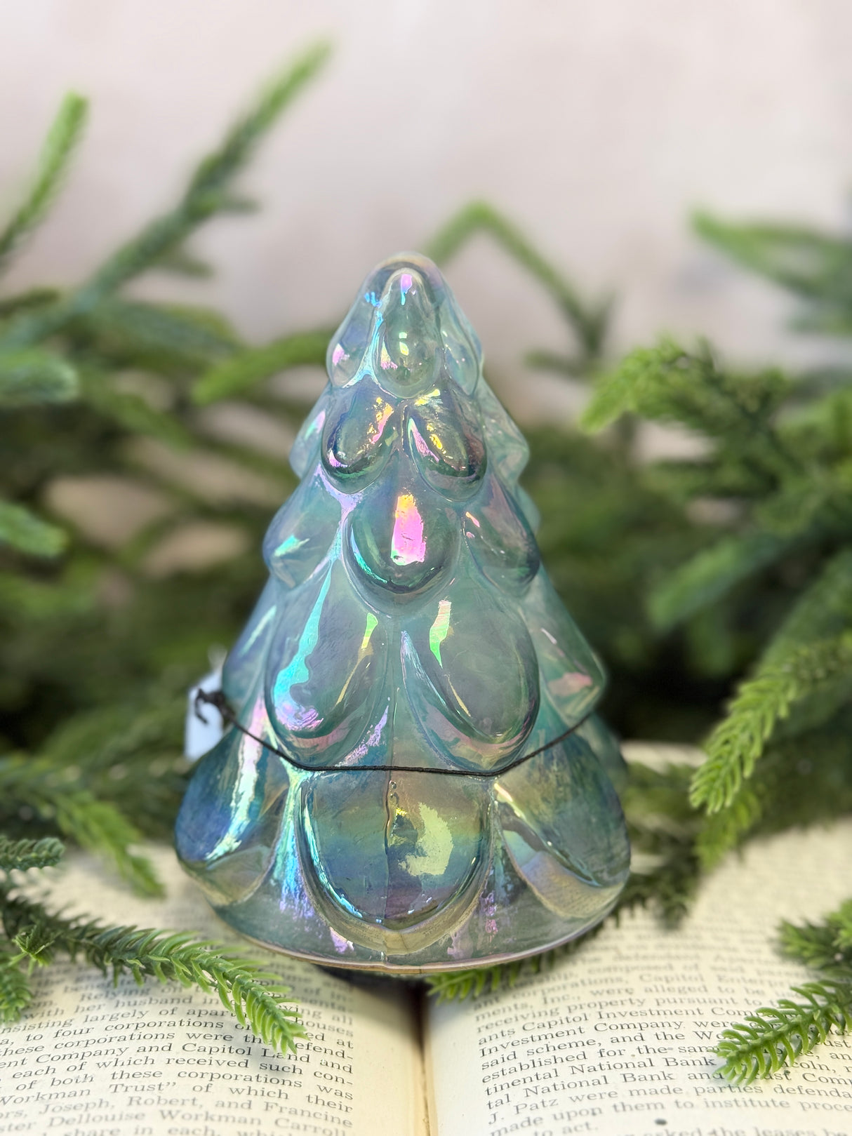Iridescent Mercury Glass Tree - 4 Colors