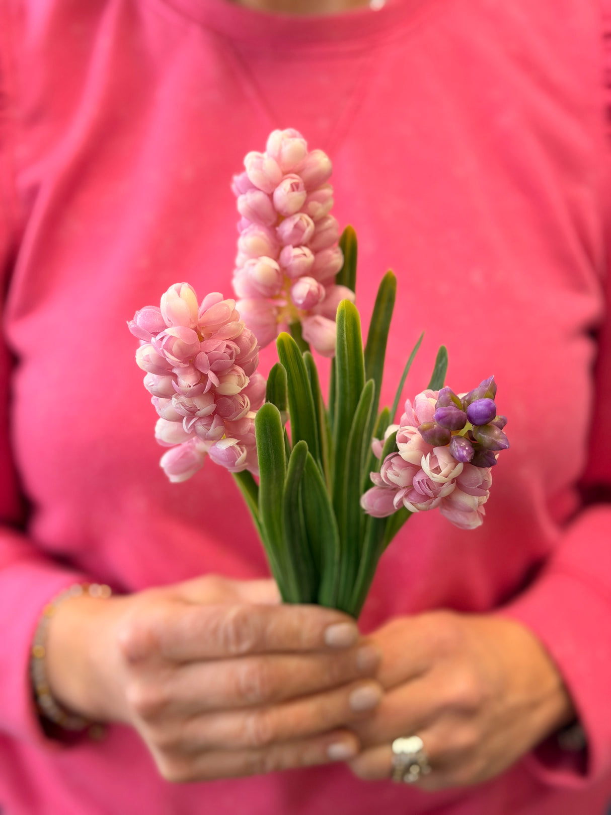 Real Touch Pink Wild Hyacinth Bundle