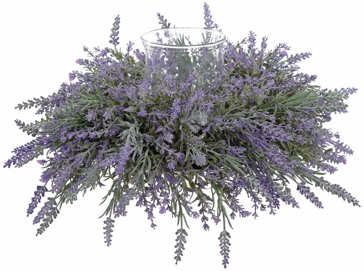 Lavender Candleholder Centerpiece