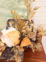 31" Creamy Harvest Dreams Centerpiece
