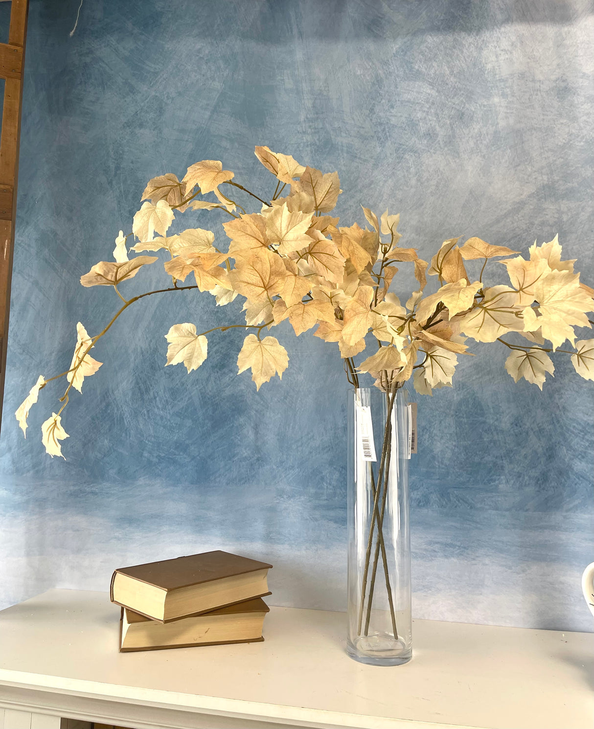 Draping Beige Maple Leaf Spray