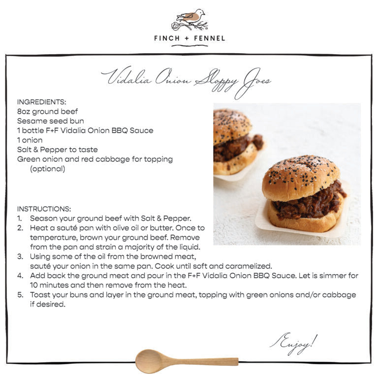 13.5 oz. Vidalia Onion BBQ Sauce