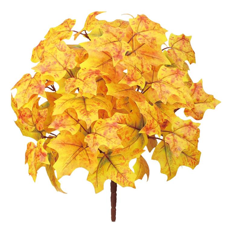 Brown Gold Maple Leaf Bush