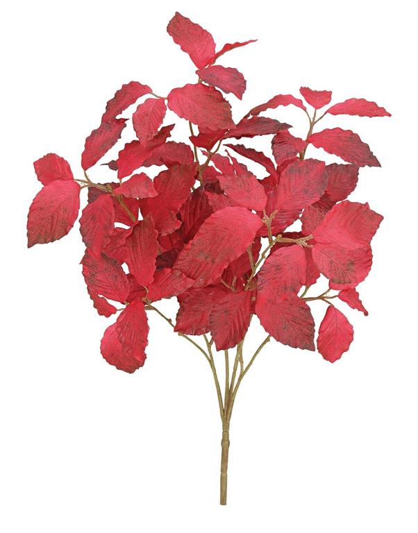 Burgundy Elm Leaf Spray