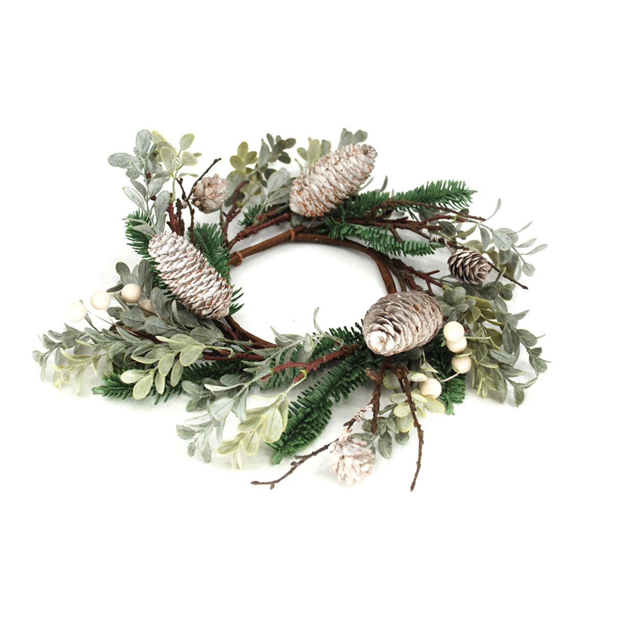 Hemlock & Pinecone Candle Ring