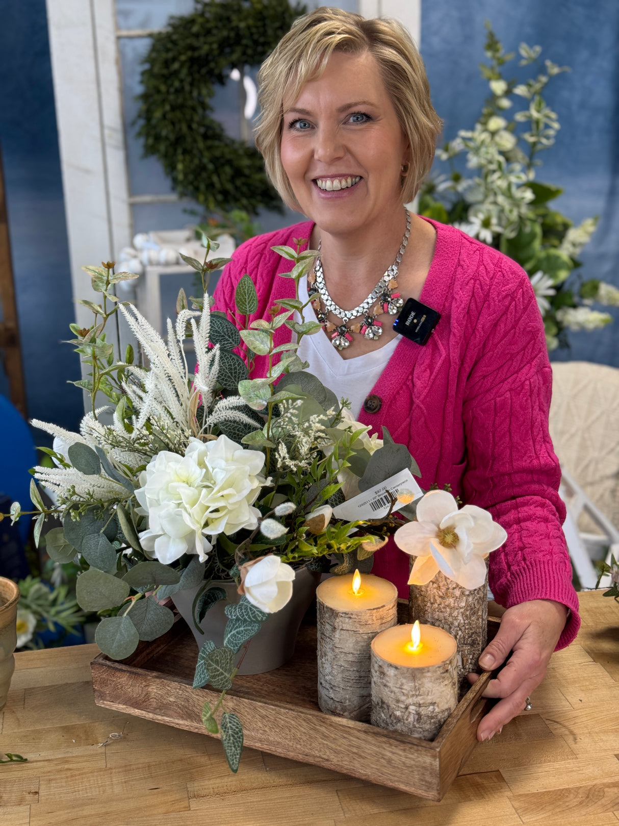 Birch Moving LED Candle Set