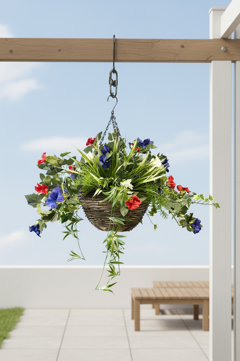 28" UV American Dream Hanging Basket