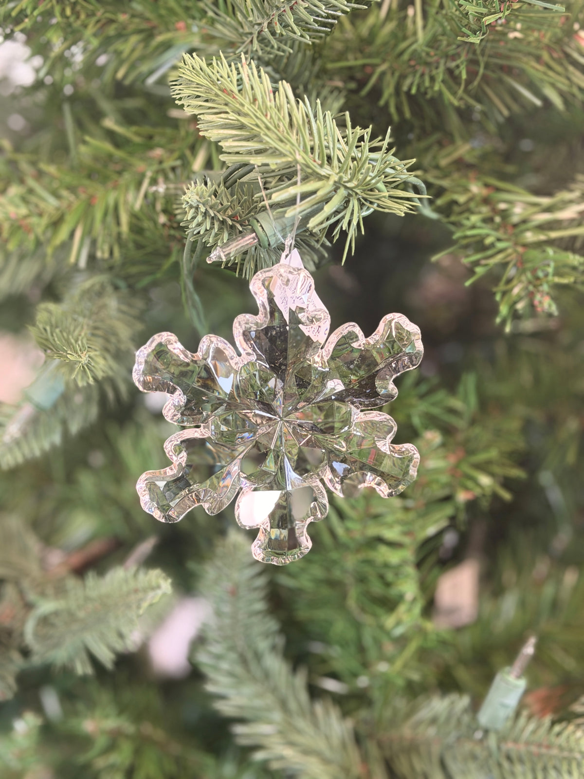 Acrylic Snowflake Ornament - 2 Styles