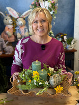 Summer Black Eyed Susan Candle Ring