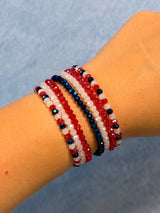 Glitzy Stretchy Americana Bracelets - 4 Styles