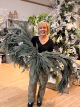 8' Frosted Cedar Swag Garland