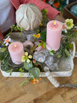 38" Ivory Resin Beaded Garland