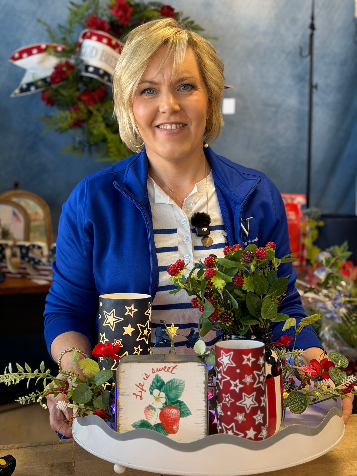 Strawberry Block Art