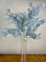 Blue Frosted Fern Spray