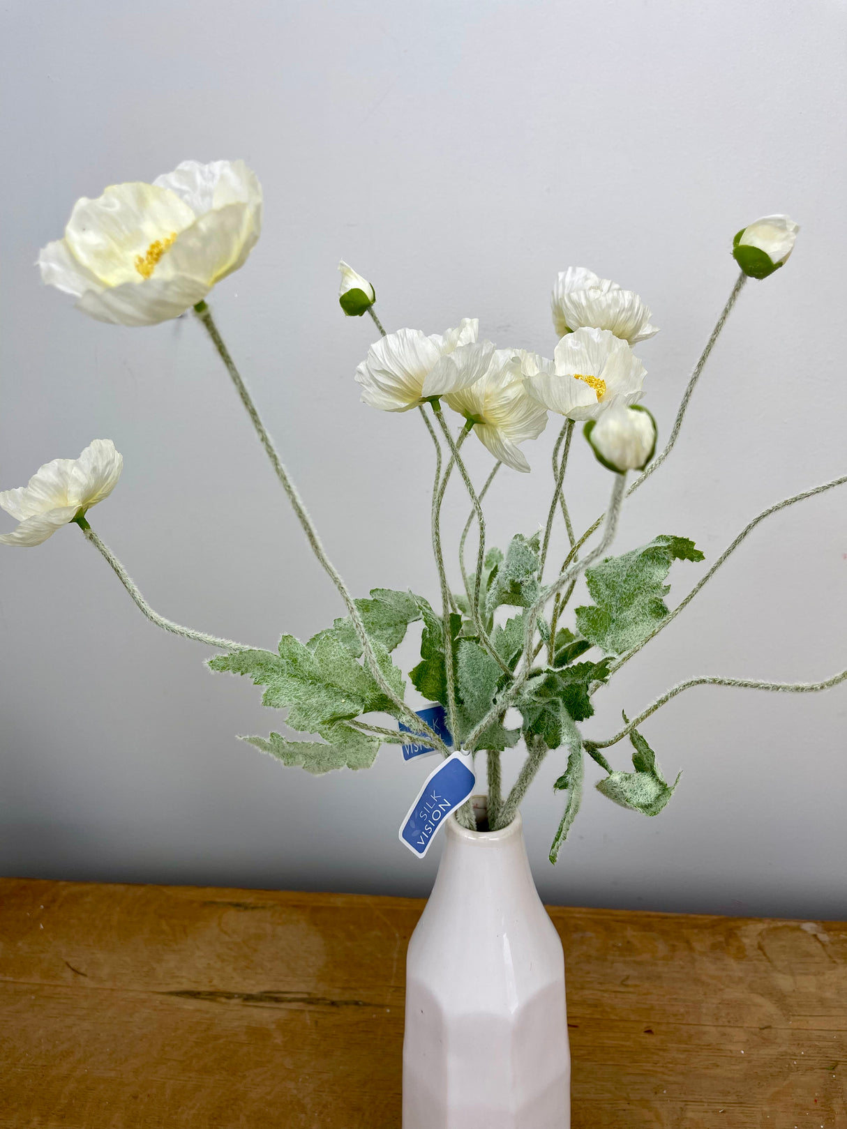 White Poppy Spray