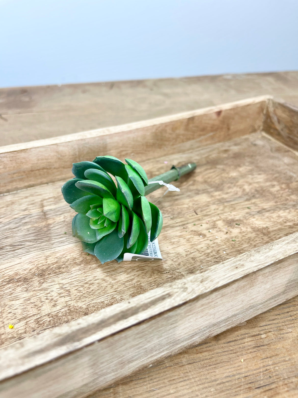 Blue Gray Real Touch Echeveria Pick