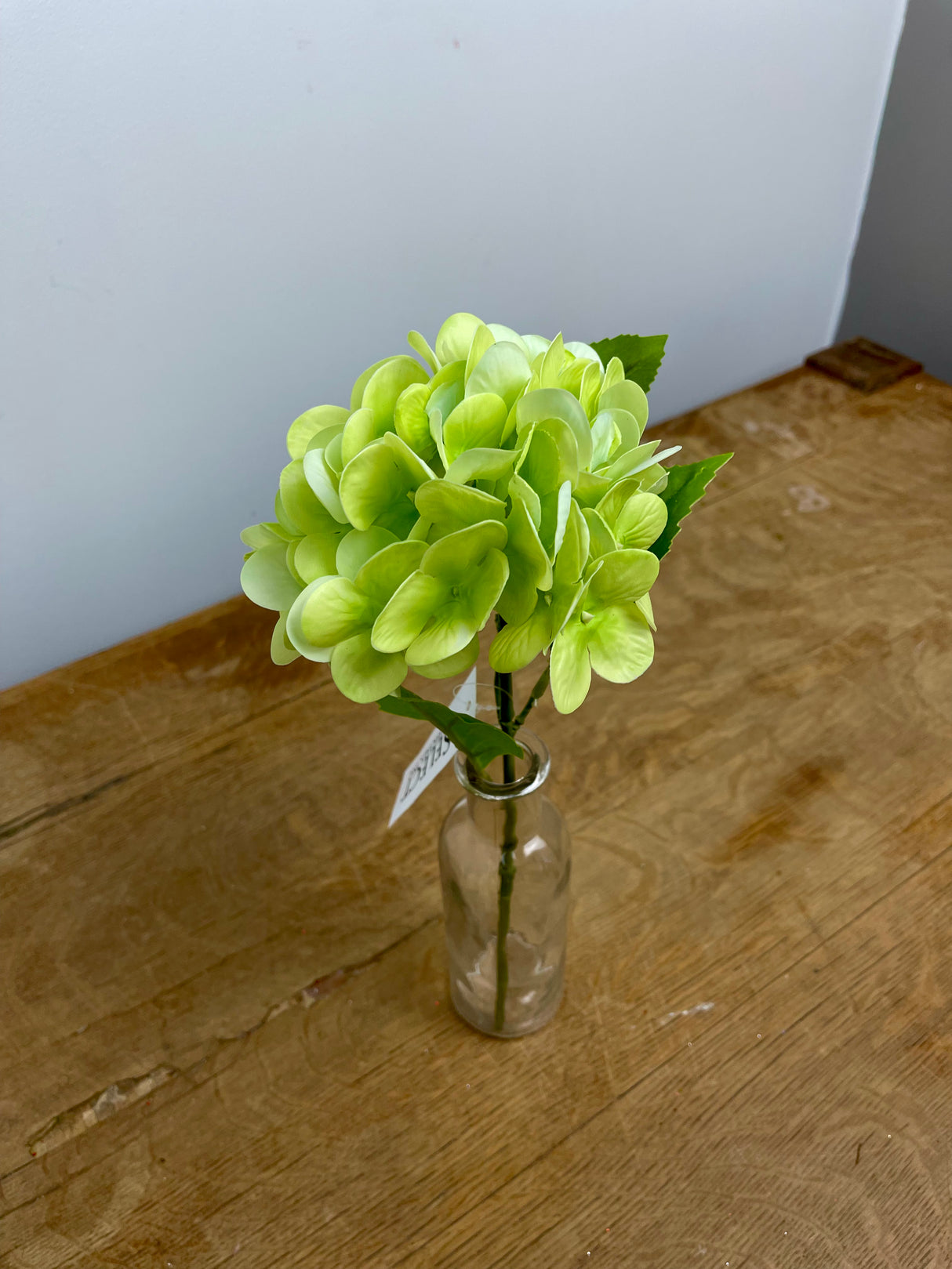 Green Real Touch Hydrangea Pick